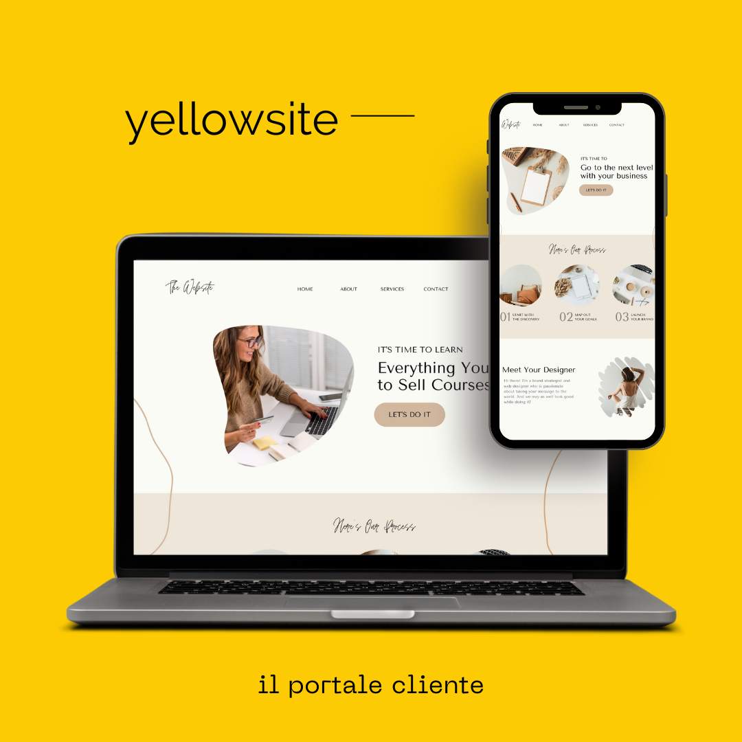 ottieni un portale clienti per interagire in modo diretto con i tuoi clienti grazie a yellowsuite, la soluzione local digital marketing semplice, veloce e ricaricabile